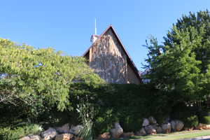 Exterior of structure with landscaping