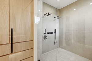 Full bathroom featuring walk in shower