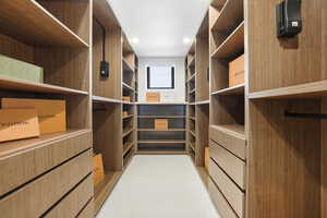 View of spacious closet