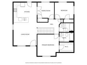 View of floor plan / room layout