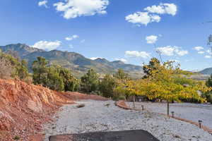 View of mountain background
