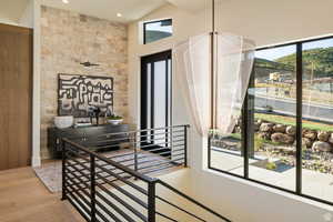 Interior space featuring light wood-style floors