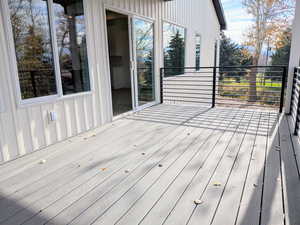 View of deck