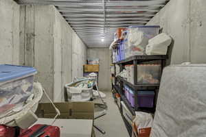 View of storage room