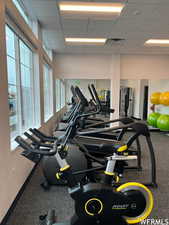 Exercise room with 24 hour access
