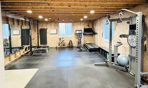 View of exercise area