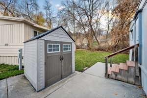View of shed