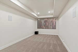 Theater Room in Basement