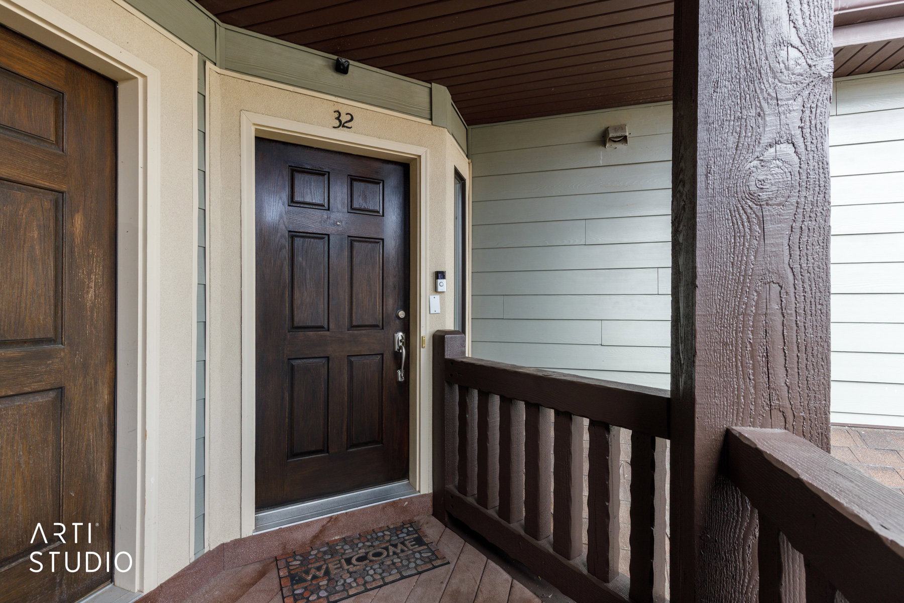 Doorway to property