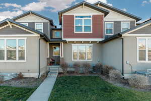 Craftsman-style townhome ready for new owners.