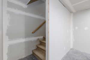 Staircase from basement.