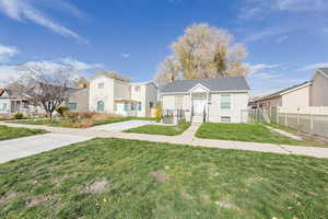 View of front of home with a residential view