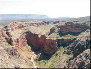 View of mountain backdrop