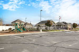 View of community jungle gym