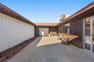 View of patio