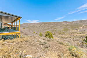 View of mountain backdrop