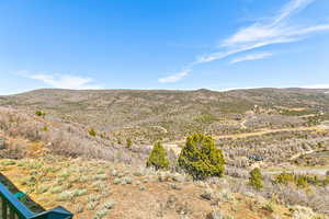 View of mountain background