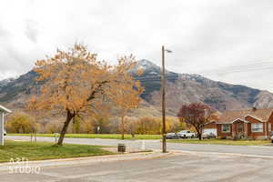 View of mountain background