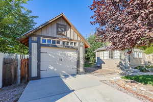 Newer Garage with Old World Detail