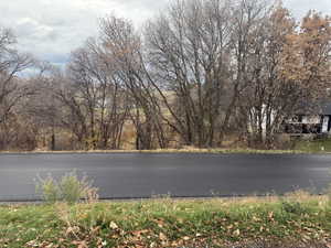 Front of lot along 600 e