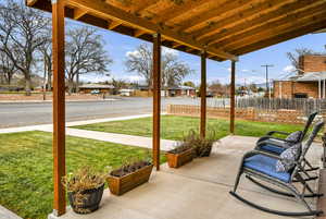View of patio / terrace with a residential view