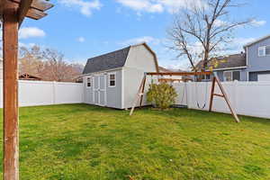 Shed, swing set, smart sprinkler system, and more!