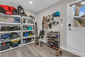 View of storage room