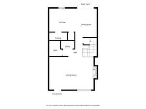 View of floor plan / room layout