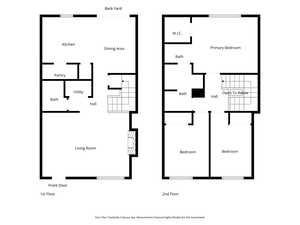 View of home floor plan