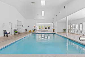 View of indoor pool