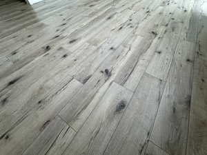 Detailed view of wood finished floors