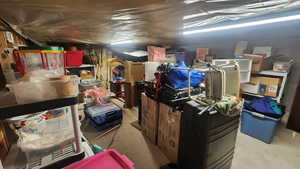 View of storage room that is competely seperate from the stated square footage
