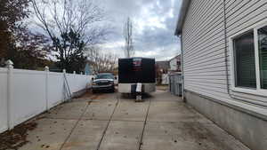 View of massive RV parking area