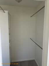 View of spacious closet