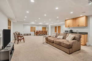 Basement family room