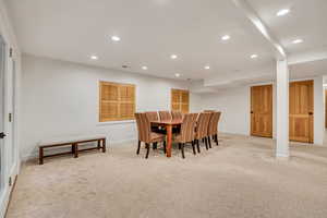 Basement family room
