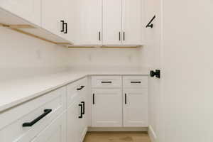 Detailed view of wood finished floors