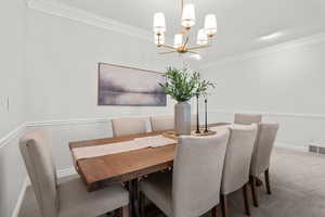 Room for a large dining table