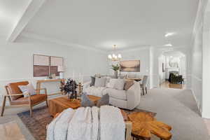 Fresh paint and new carpet throughout home