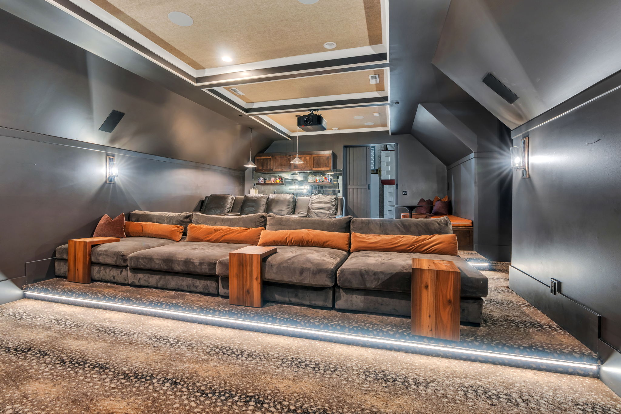 View of home theater