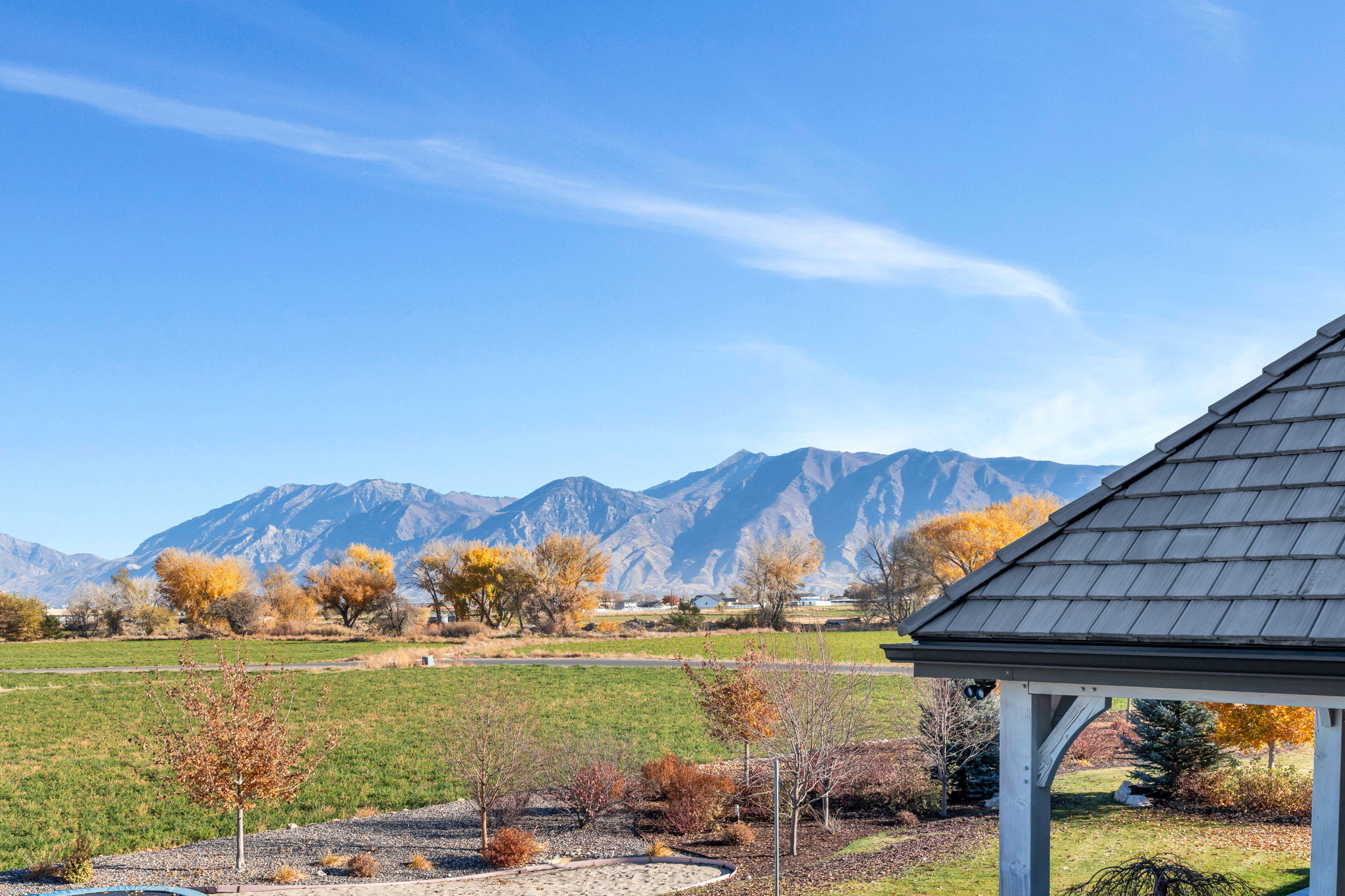 View of mountain background