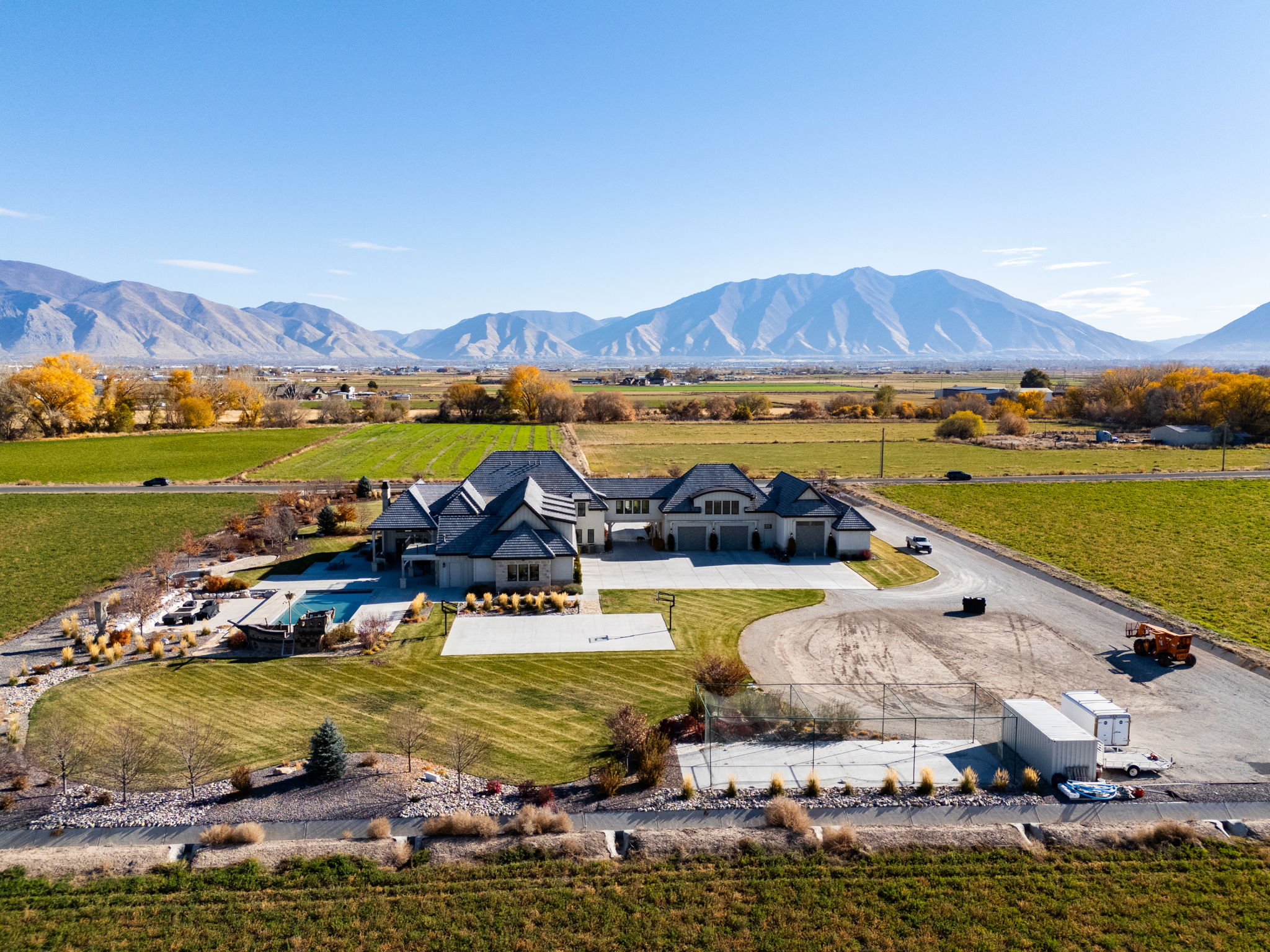 View of rural area featuring mountains