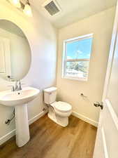 Half Bath off kitchen