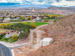 Aerial view of mountains