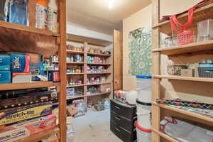 View of storage room