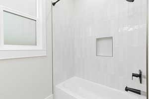 Full bath with bathing tub / shower combination