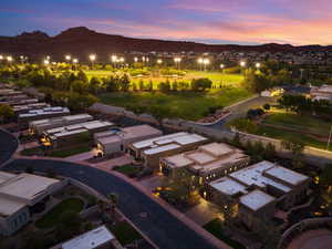 Bird's eye view of mountains