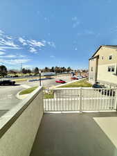 View off of the balcony