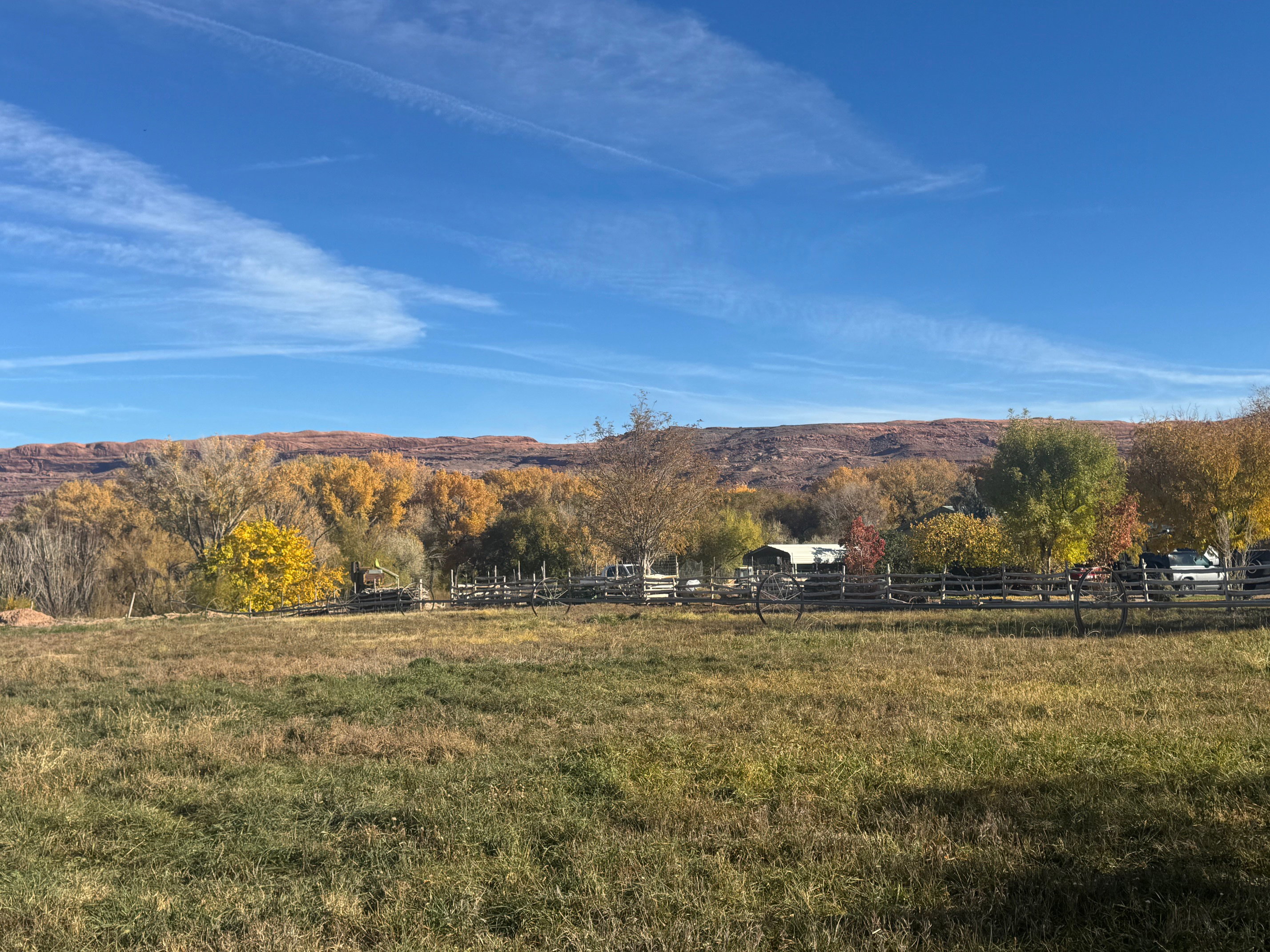 Mountain view with rural landscape