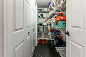 View of storage area